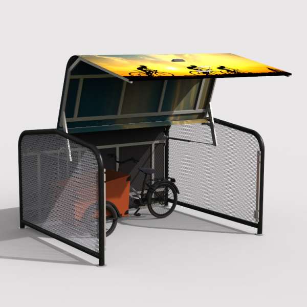 Cycle Parking | Bike Hangars & Cycle Lockers | FalcoPod-Cargo Hangar| FalcoPod-Cargo Bike Hangar Cycle Parking | Bike Hangars & Cycle Lockers | FalcoPod-Cargo Hangar | image #3 | FalcoPod-Cargo Bike Hangar