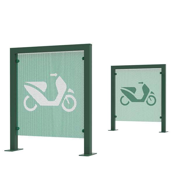 Cycle Parking | Advanced Cycle Products | FalcoScooter Demarcation Panels | image #3 |  