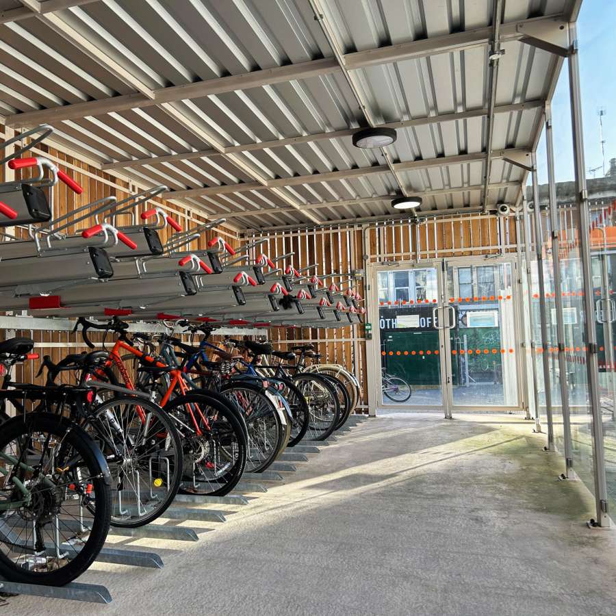 Hackney Central Overground Station Cycle Hub