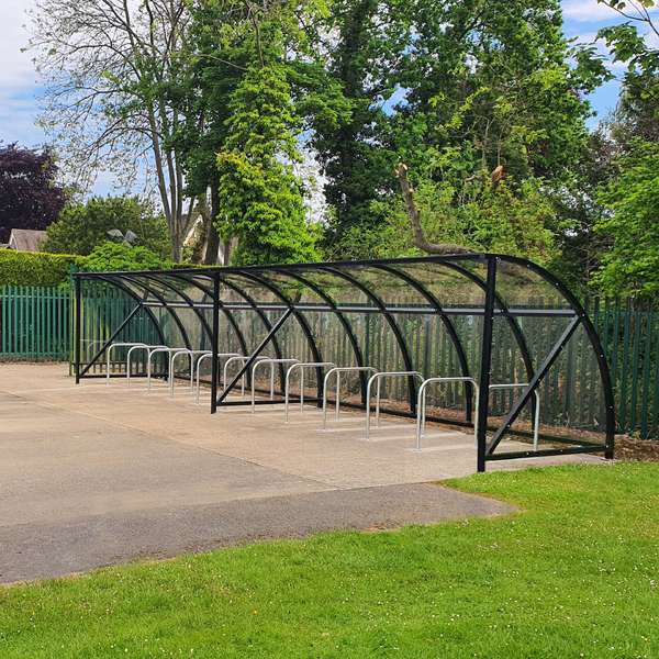 Shelters, Canopies, Walkways and Bin Stores | Cycle Shelters | FalcoQuarter Cycle Shelter | image #4 |  Cycle Shelter