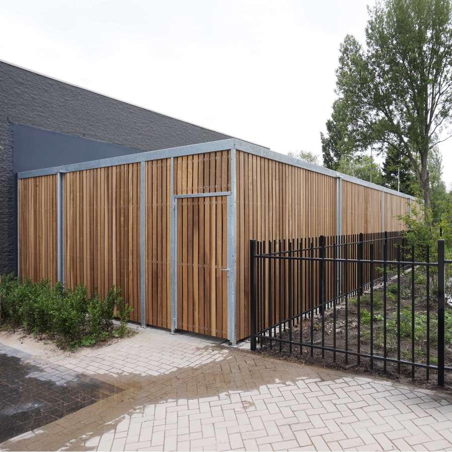 Large Timber Clad Storage Shelter