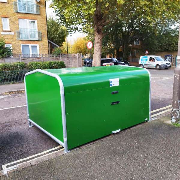 Shelters, Canopies, Walkways and Bin Stores | Cycle Shelters | FalcoPod Bike Hangar | image #10 |  London Borough of Southwark Bike Hangar