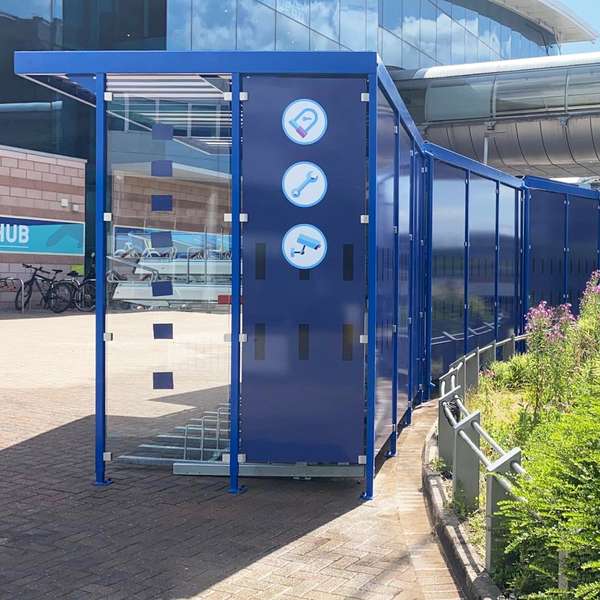 Shelters, Canopies, Walkways and Bin Stores | Cycle Shelters | FalcoZan-180 Cycle Shelter | image #6 |  Cycle Shelter