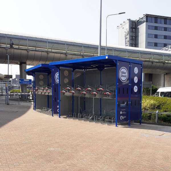 Shelters, Canopies, Walkways and Bin Stores | Cycle Shelters | FalcoZan-180 Cycle Shelter | image #4 |  Cycle Shelter