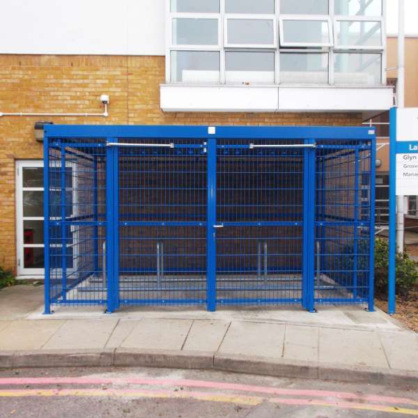 Shelters, Canopies, Walkways and Bin Stores | Storage Shelters | FalcoLok-250 Storage Shelter| Mesh Storage Shelter Shelters, Canopies, Walkways and Bin Stores | Storage Shelters | FalcoLok-250 Storage Shelter | image #6 | Mesh Storage Shelter