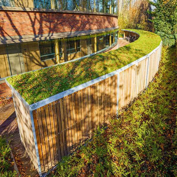 Shelters, Canopies, Walkways and Bin Stores | Cycle Shelters | FalcoZan-180 Cycle Shelter | image #10 |  The Switch, Nieuwegein, Cycle Parking