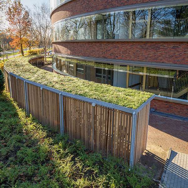 Shelters, Canopies, Walkways and Bin Stores | Cycle Shelters | FalcoZan-180 Cycle Shelter | image #11 |  The Switch, Nieuwegein, Cycle Parking