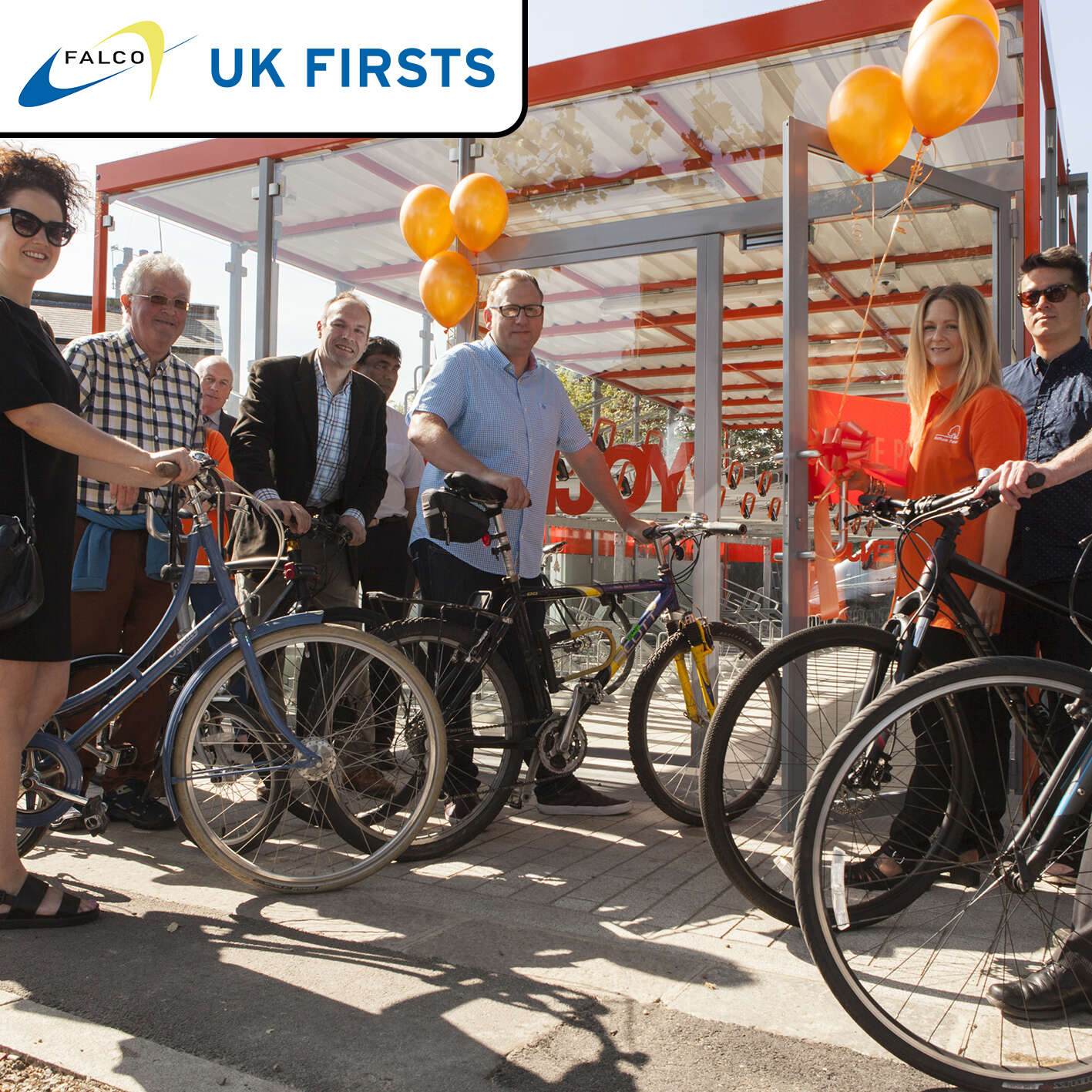 Falco UK Firsts Cycle Parking Schemes