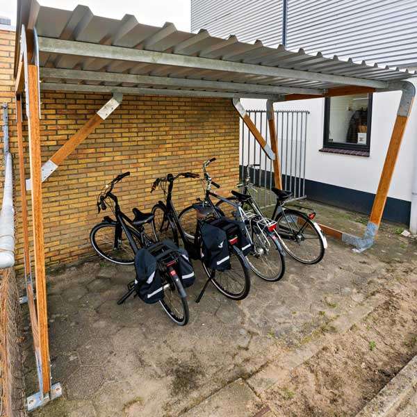 Shelters, Canopies, Walkways and Bin Stores | Cycle Shelters | FalcoInfinity Circular Cycle Shelter | image #4 |  