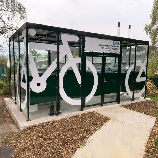 Shelters, Canopies, Walkways and Bin Stores | Shelters for Two-Tier Cycle Racks | Falco Cycle Hub | image #9 |  Cycle Hub