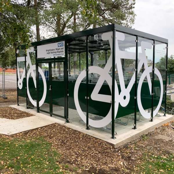 Shelters, Canopies, Walkways and Bin Stores | Shelters for Two-Tier Cycle Racks | Falco Cycle Hub | image #33 |  Cycle Hub