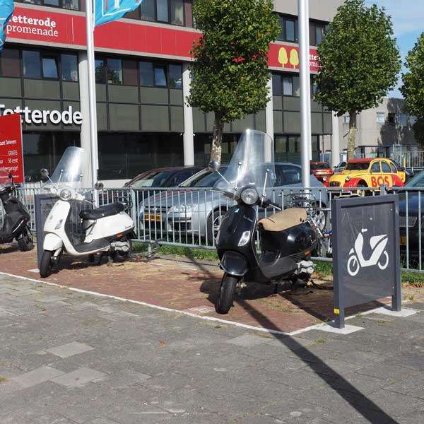 Cycle Parking | Advanced Cycle Products | FalcoScooter Demarcation Panels | image #7 |  