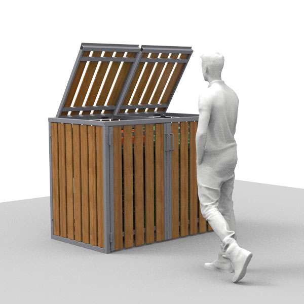Shelters, Canopies, Walkways and Bin Stores | Bin Stores | FalcoTainer Wheelie Bin Storage Shelters, Canopies, Walkways and Bin Stores | Bin Stores | FalcoTainer Wheelie Bin Storage | image #8 |