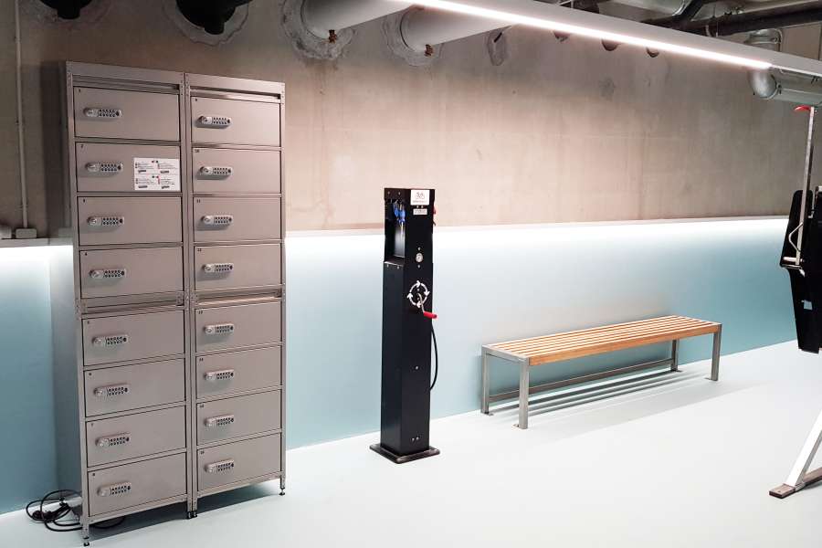 eBike Battery Charging Locker
