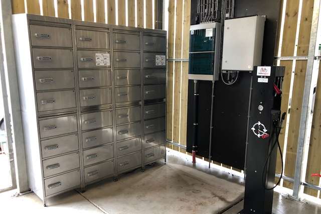 eBike Battery Charging Locker