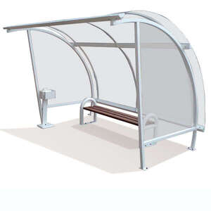 Shelters, Canopies, Walkways and Bin Stores | Smoking Shelters | FalcoLite Smoking Shelter | image #1|
