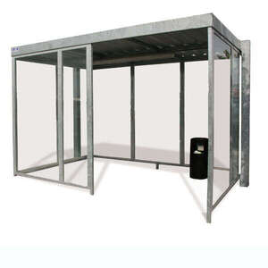 Shelters, Canopies, Walkways and Bin Stores | Smoking Shelters | FalcoSpan Smoking Shelter | image #1|