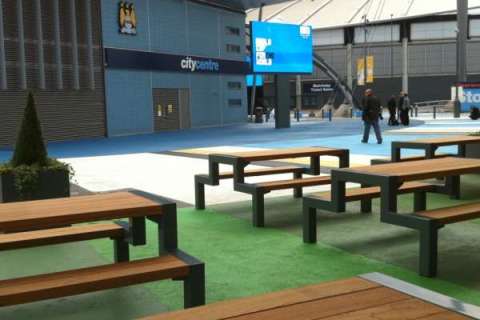 FIFA Delegation enjoy Falco products at Manchester City Football Club!