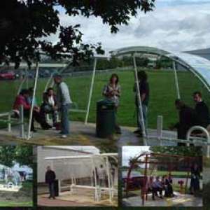Smoking shelters at regional offices at Orange Mobiles