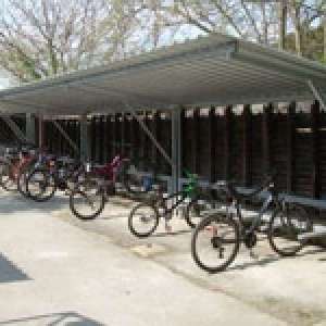 FalcoTel Cycle Canopies for Glyn Technology School