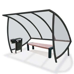 Shelters, Canopies, Walkways and Bin Stores | Waiting Shelters | FalcoSail Waiting Shelter | image #1|