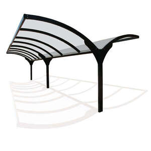 Shelters, Canopies, Walkways and Bin Stores | Smoking Shelters | FalcoGamma Smoking Shelter | image #1|