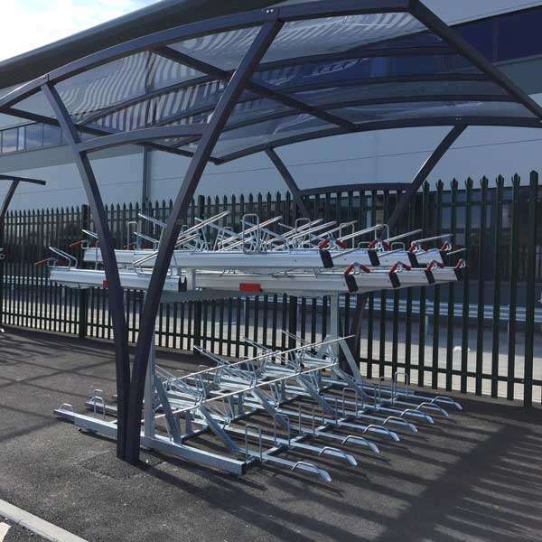 FalcoRail Double-Sided Cycle Shelter