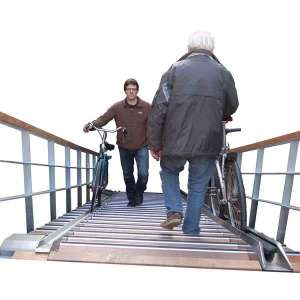 Cycle Parking | Advanced Cycle Products | VeloComfort® Automated Cycle Wheel Ramp | image #1|