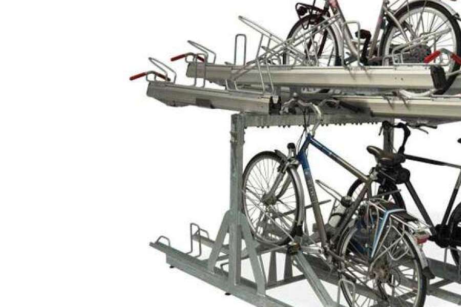 FalcoLevel-Premium+ Two-Tier Cycle Parking