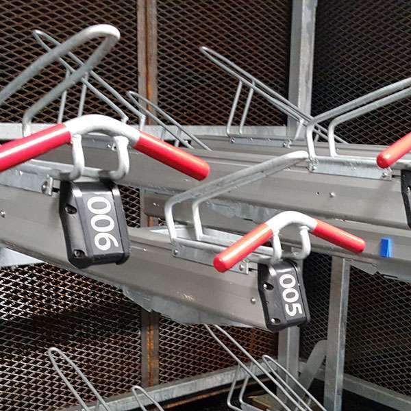 FalcoLevel-Premium+ Two-Tier Cycle Parking
