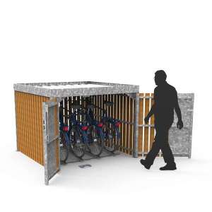 Shelters, Canopies, Walkways and Bin Stores | Cycle Shelters | FalcoCrea and FalcoCrea+ Cycle Stores | image #1|