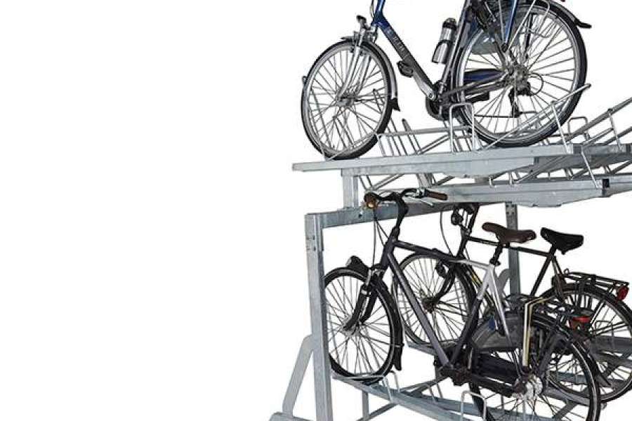 FalcoLevel-Eco Two-Tier Cycle Parking