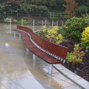 FalcoSystem Seat for Llanelli Town Centre Memorial