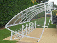 FalcoSail Cycle Shelter for the University of Northampton