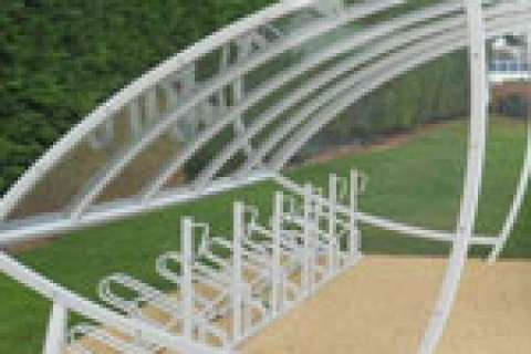 FalcoSail Cycle Shelter for the University of Northampton