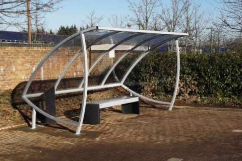 FalcoSail Smoking Shelter for T-Systems Office Based in Milton Keynes!