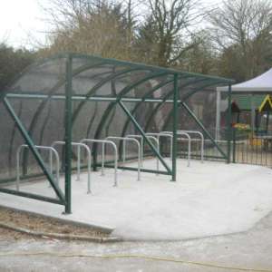 FalcoQuarter Cycle Shelter for Layer de la Haye Primary School!