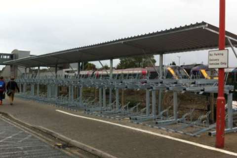Falco Two-Tier Cycle Parking Installed at Bristol Parkway!