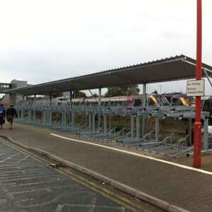 Falco Two-Tier Cycle Parking Installed at Bristol Parkway!