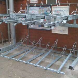 Two-Tier Cycle Parking for Basildon Railway Station!