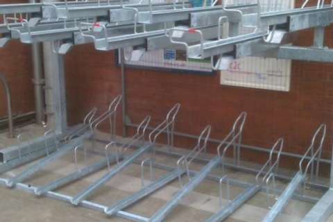 Two-Tier Cycle Parking for Basildon Railway Station!