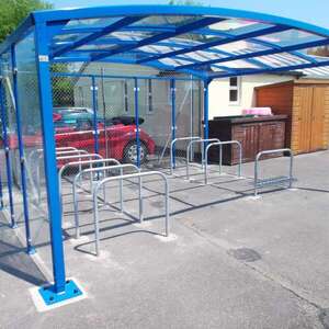 FalcoTrustin Cycle Shelter for Westbourne Primary School!