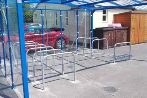 FalcoTrustin Cycle Shelter for Westbourne Primary School!