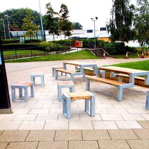 Co-ordinated Street Furniture for Middlesex University!