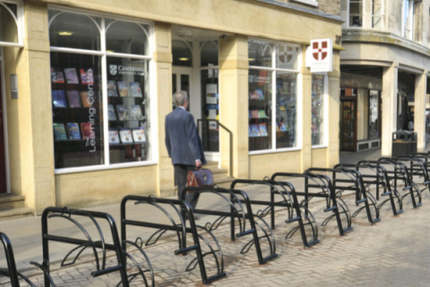 Cambridge City Council Install First Series of FalcoCam Cycle Stands