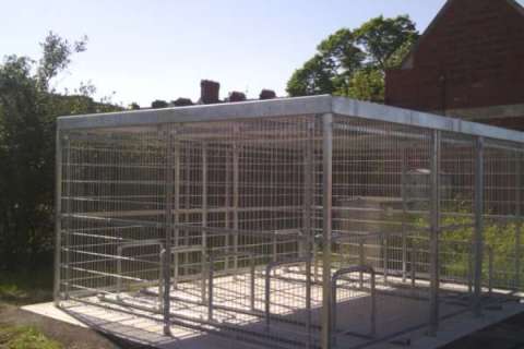 Avonmouth Railway Station Receives New Falco Cycle Compound!