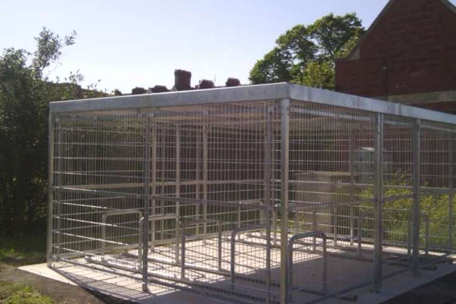 Avonmouth Railway Station Receives New Falco Cycle Compound!