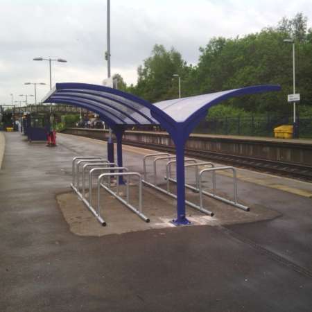 Filton Abbey Wood Railway Station receives New Falco Cycle Canopy!