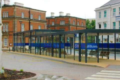 Derby Midland gets Falco Bus, Taxi and Cycle Shelters!
