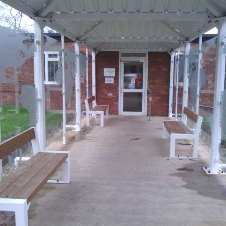 Contemporary Walkway Canopy for Warwick University